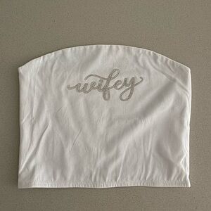 Bedazzled “Wifey” Tube Tank